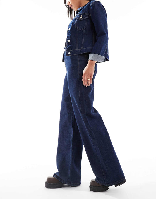 Selma High Waisted Wide Leg Jeans