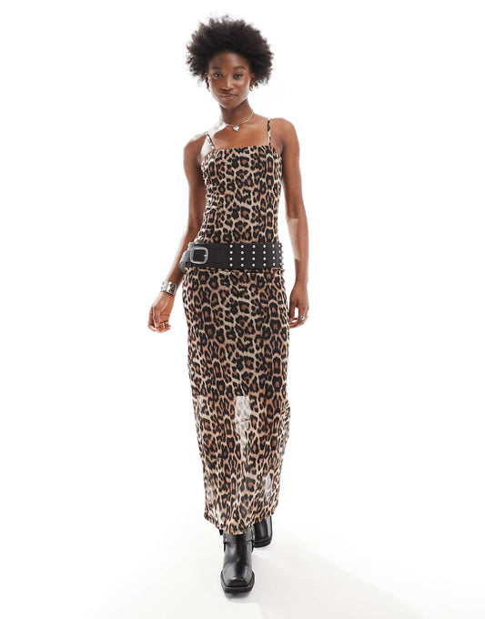 Mesh Maxi Dress