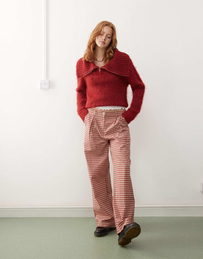 Wide Leg Tailored Trouser