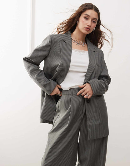 Pinstripe Suit