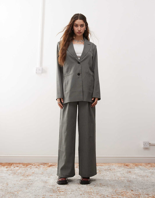 Pinstripe Suit