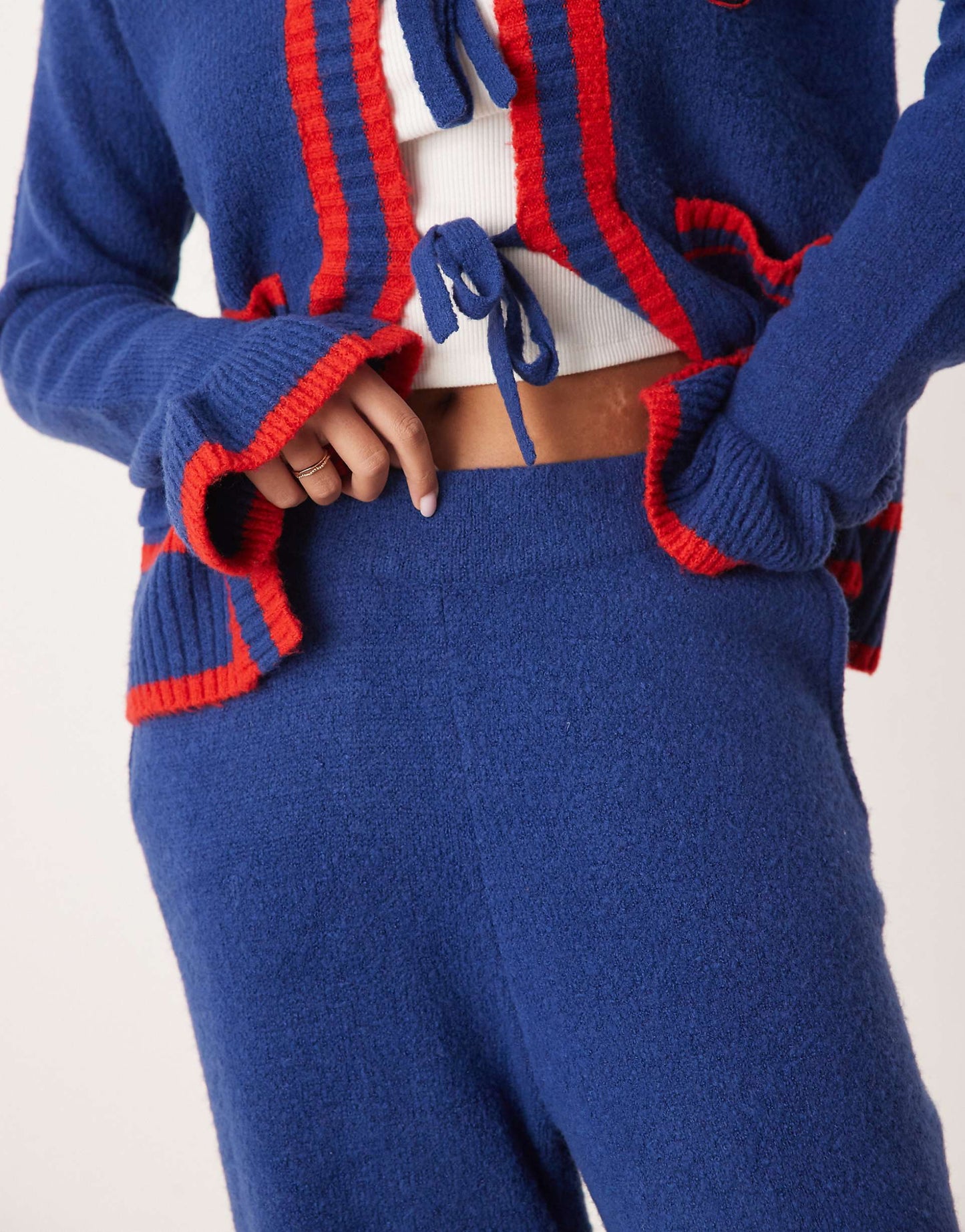 Wide Leg Knitted Trouser Co-Ord