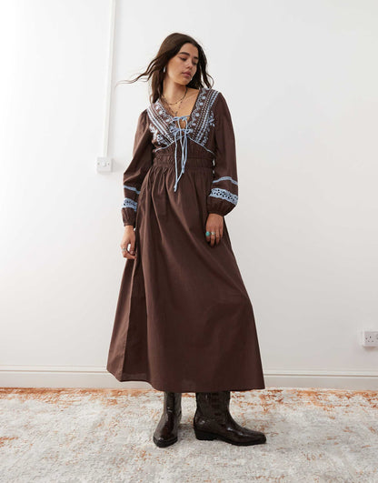 Midi Smock Dress