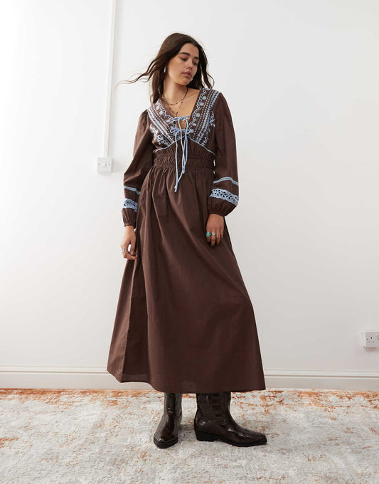 Midi Smock Dress