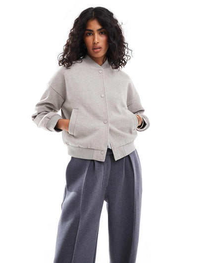 Clean Cropped Bomber