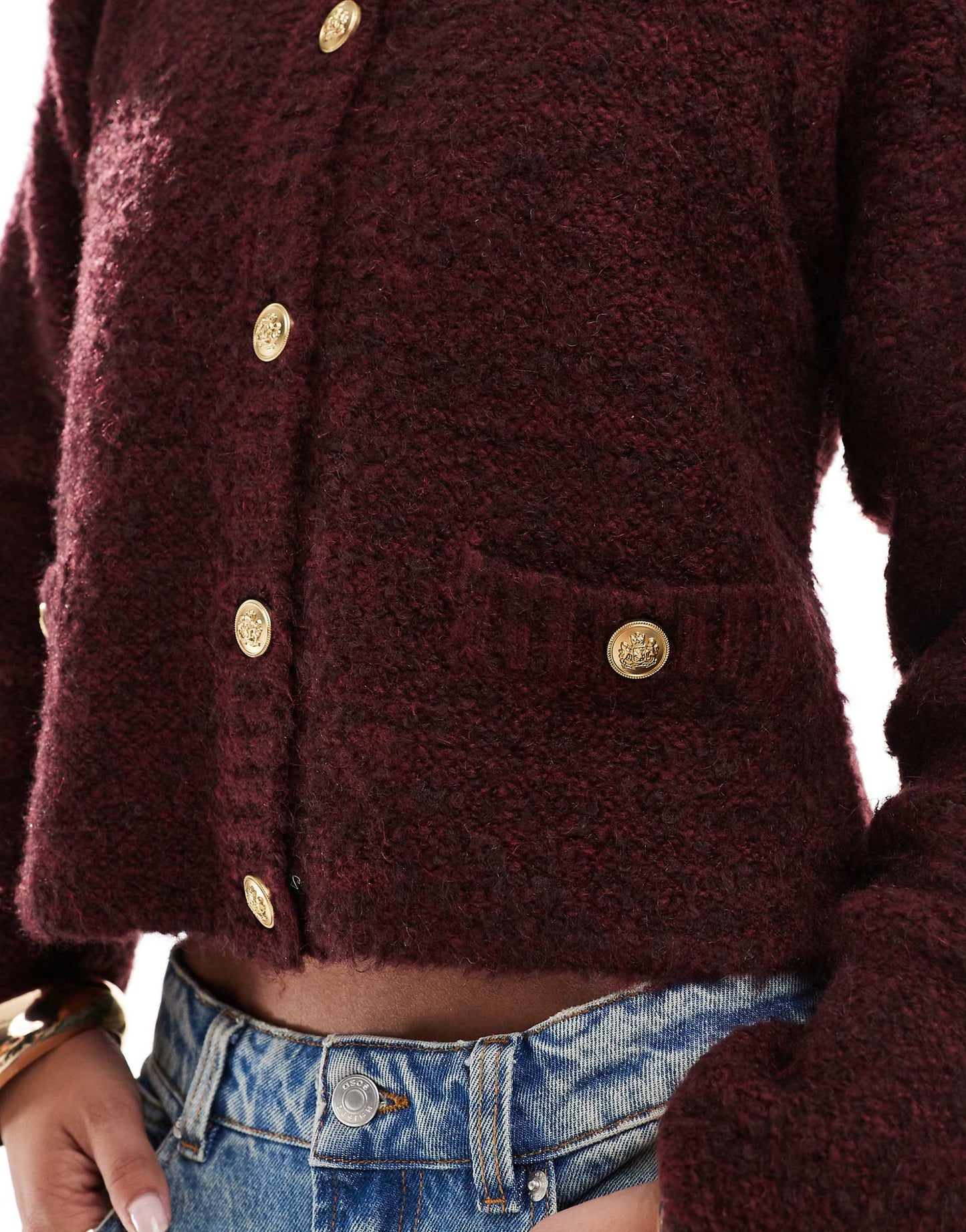 Crew Neck Cardigan