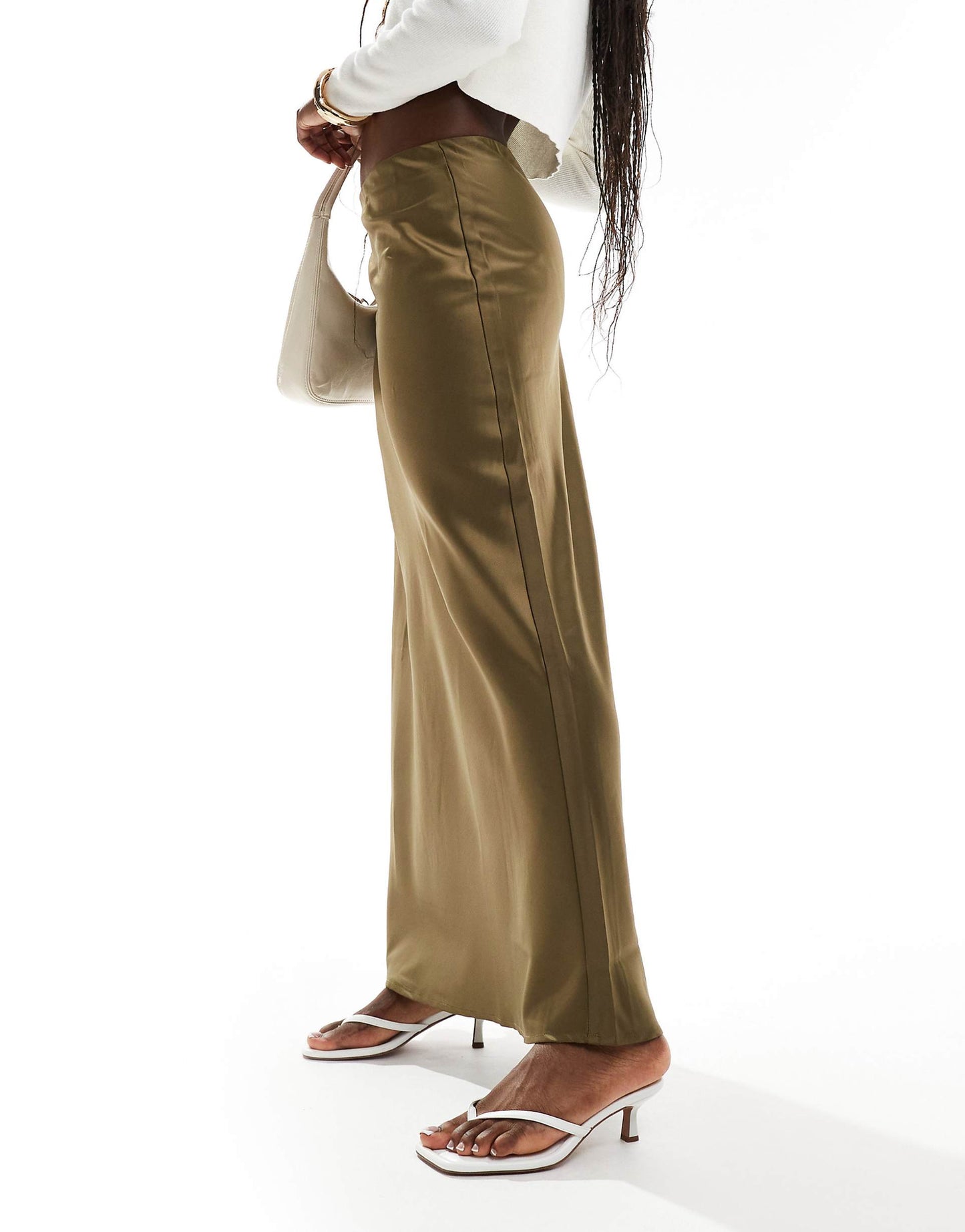 Maxi Satin Skirt
