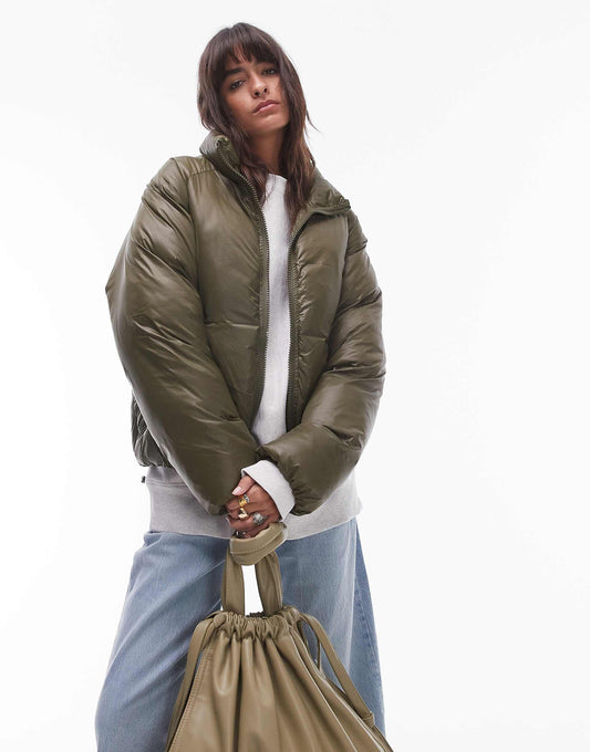 Puffer Bomber Jacket