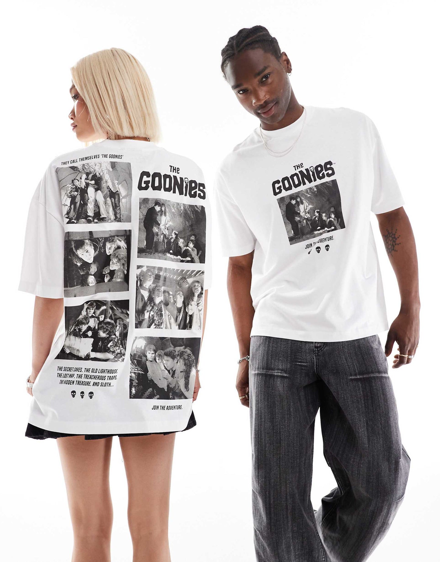 Unisex Oversized License T-Shirt With The Goonies Prints