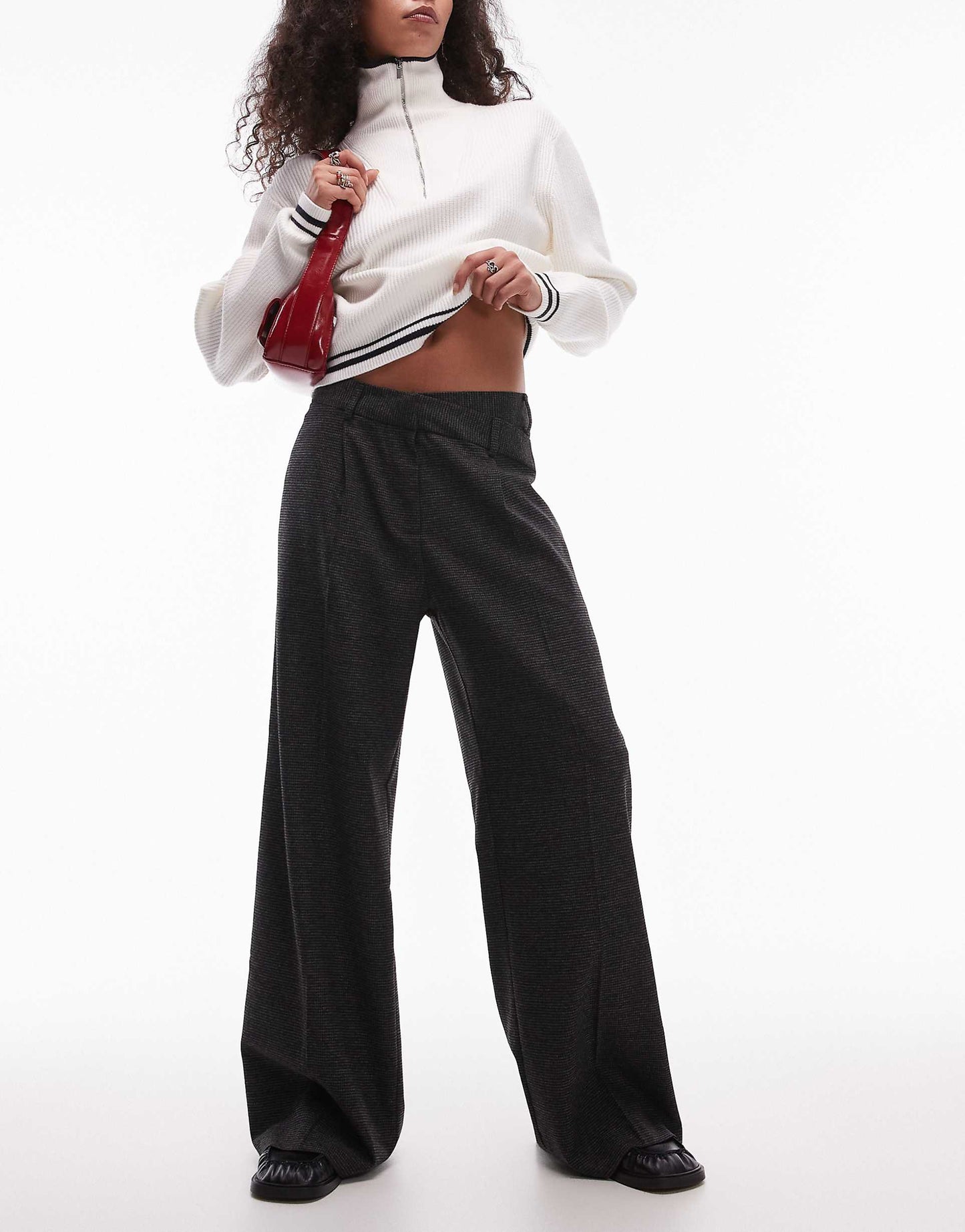 Co Ord Heritage Check Cross Waistband Trouser