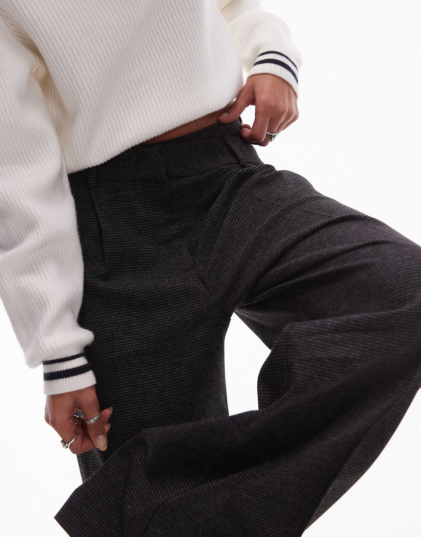 Co Ord Heritage Check Cross Waistband Trouser