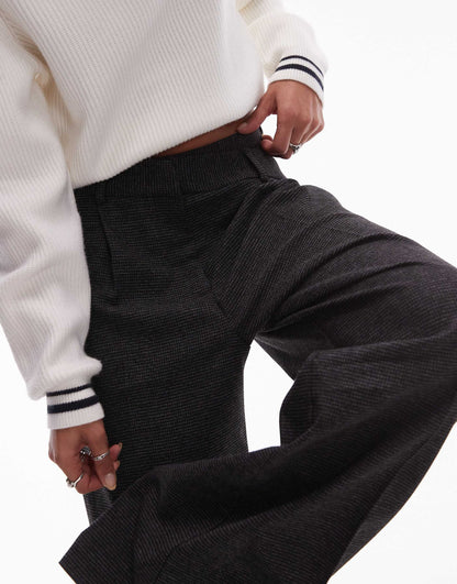 Co Ord Heritage Check Cross Waistband Trouser