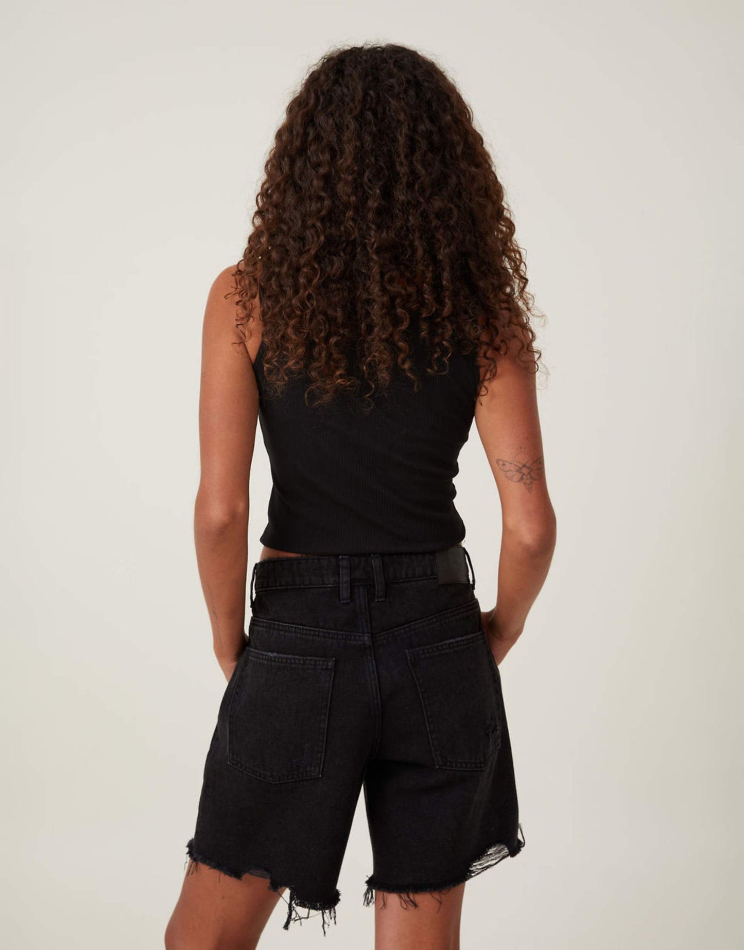 Relaxed Denim Short