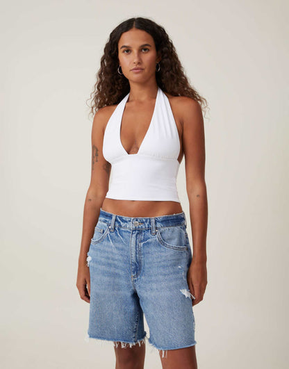 Relaxed Denim Short