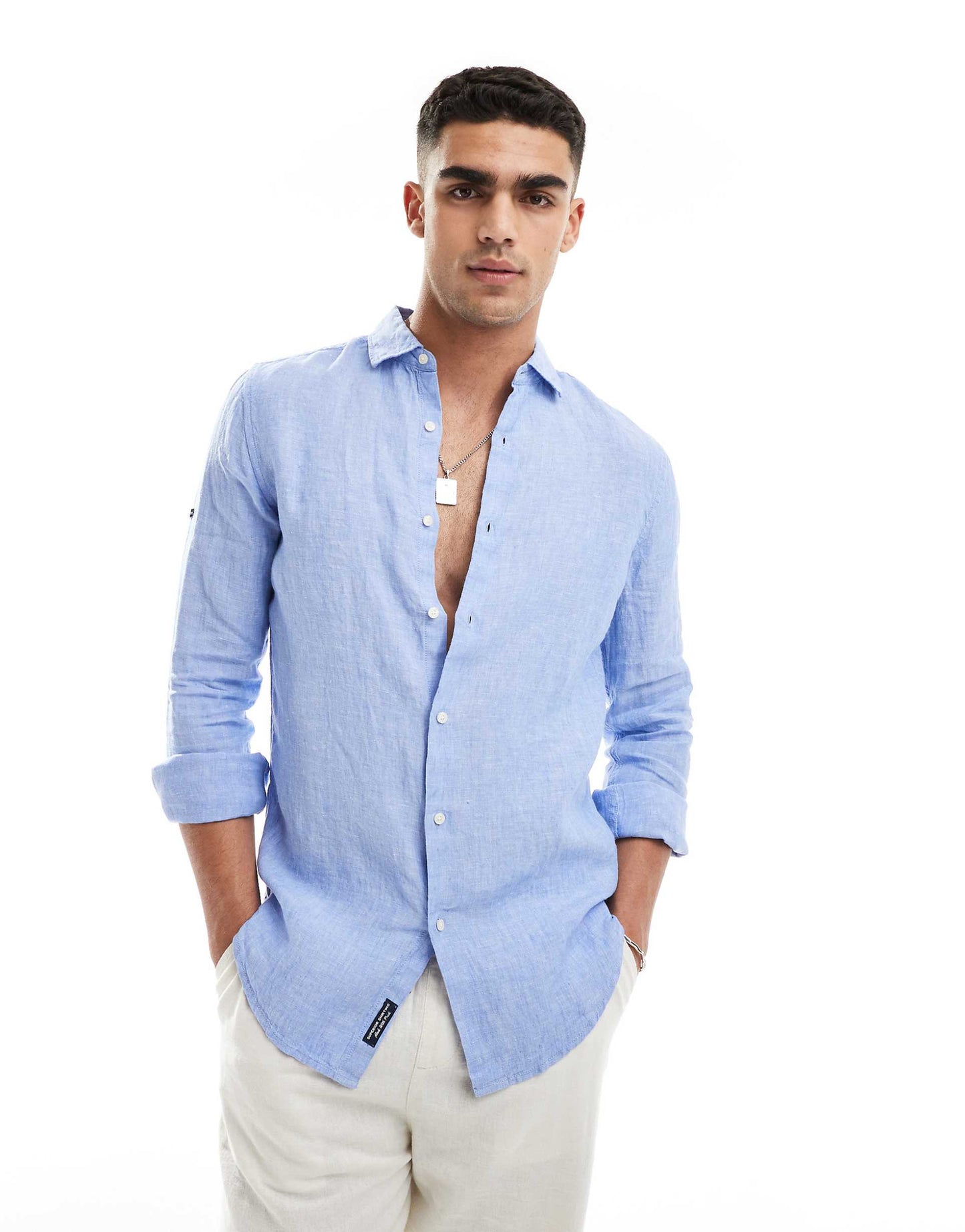 Casual Linen Long Sleeve Shirt