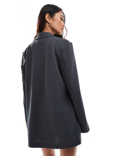 Throw On Longline Jersey Blazer