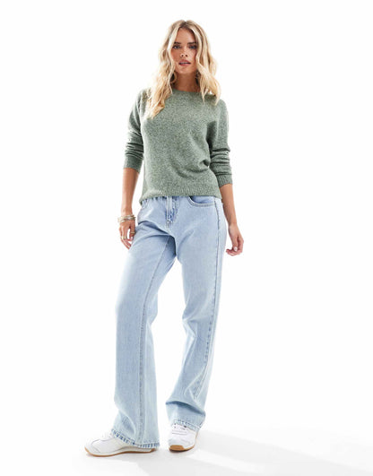 Petite Round Neck Knitted Jumper