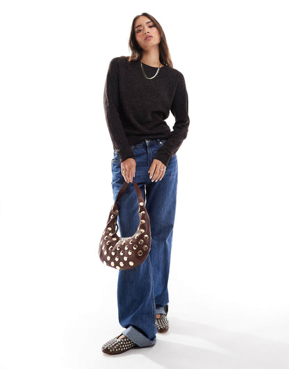 Round Neck Knitted Jumper