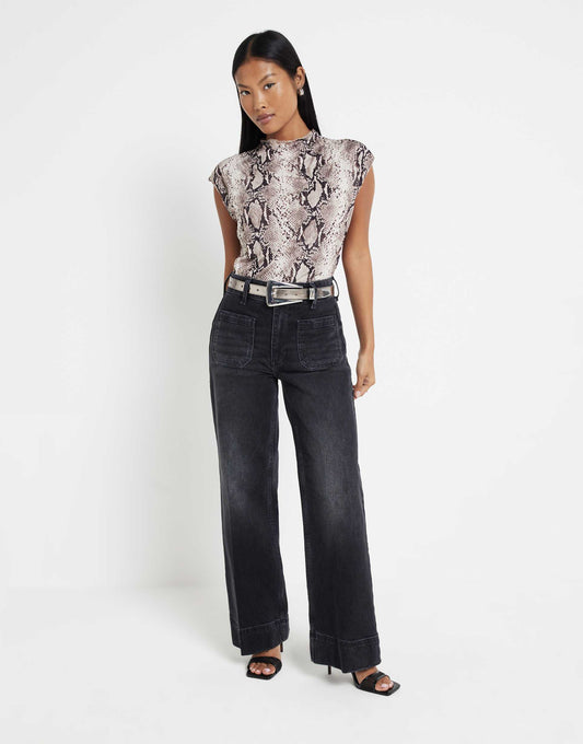 Petite Wide Leg Jean
