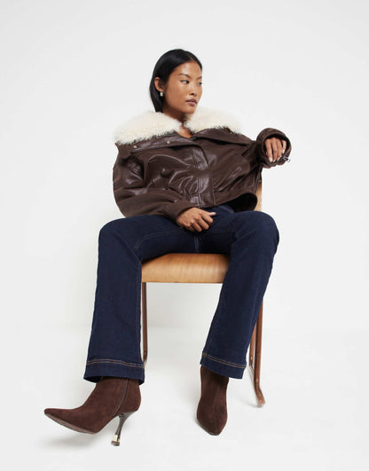 Petite Pocket Front Flare