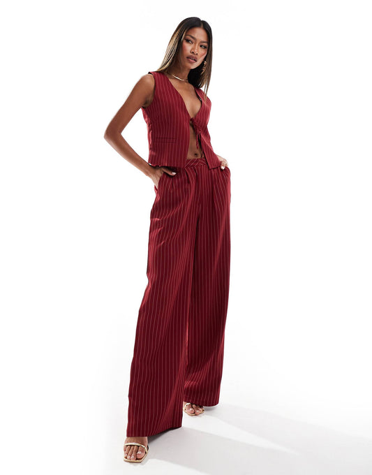 Tailored Wide Leg Trousers Co-Ord