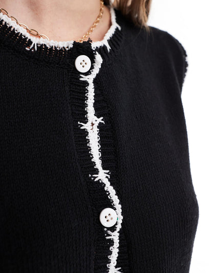 Blanket Stitch Cardigan