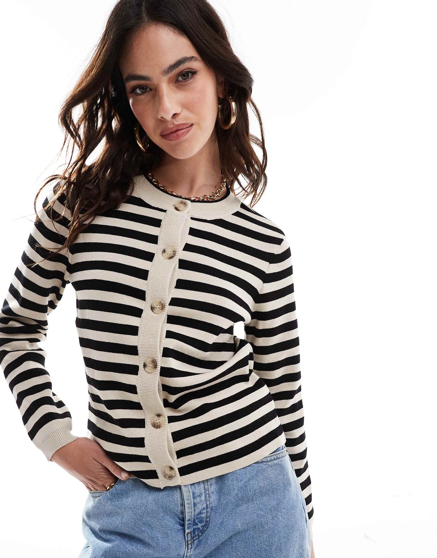 Knitted Button Cardigan