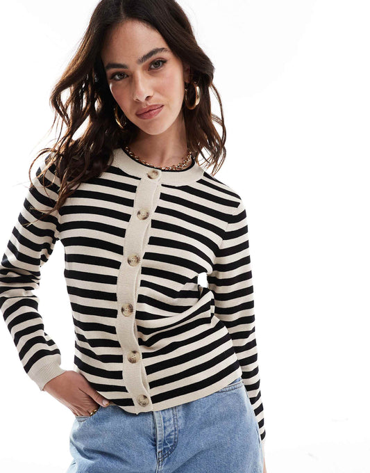 Knitted Button Cardigan