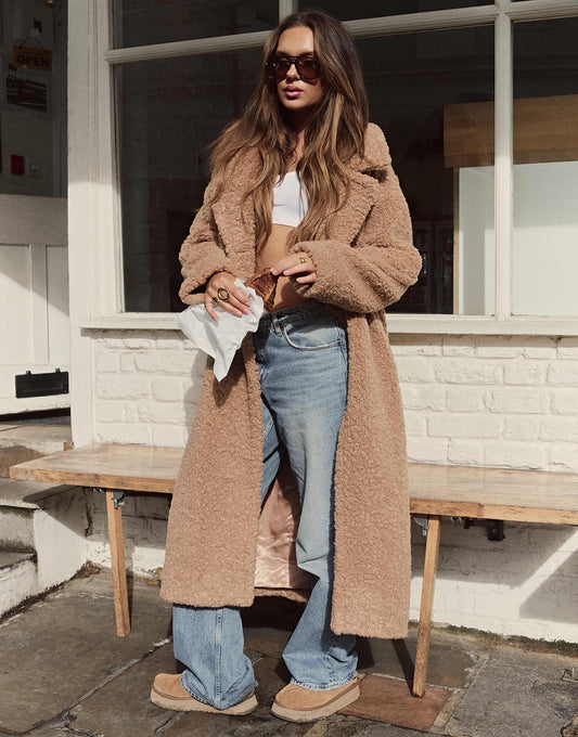 Maxi Oversized Teddy Borg Coat
