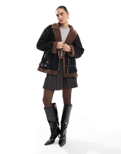 Oversized Aviator Jacket