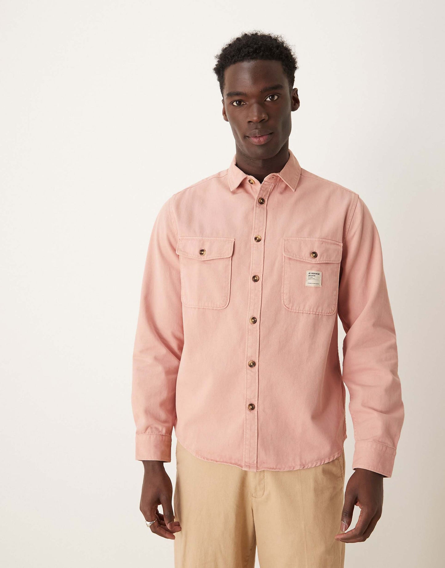 Overshirt With Badge Detail