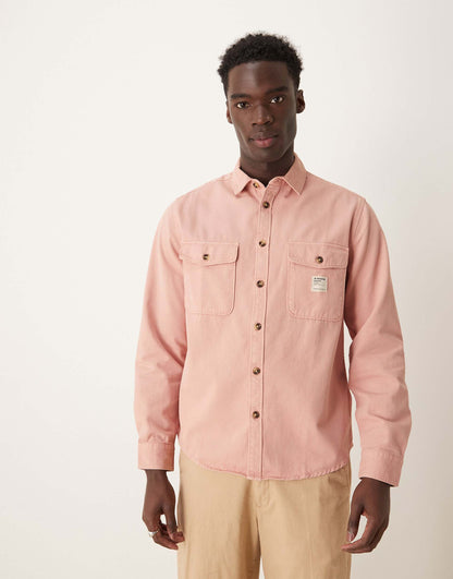 Overshirt With Badge Detail