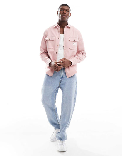 Overshirt With Badge Detail