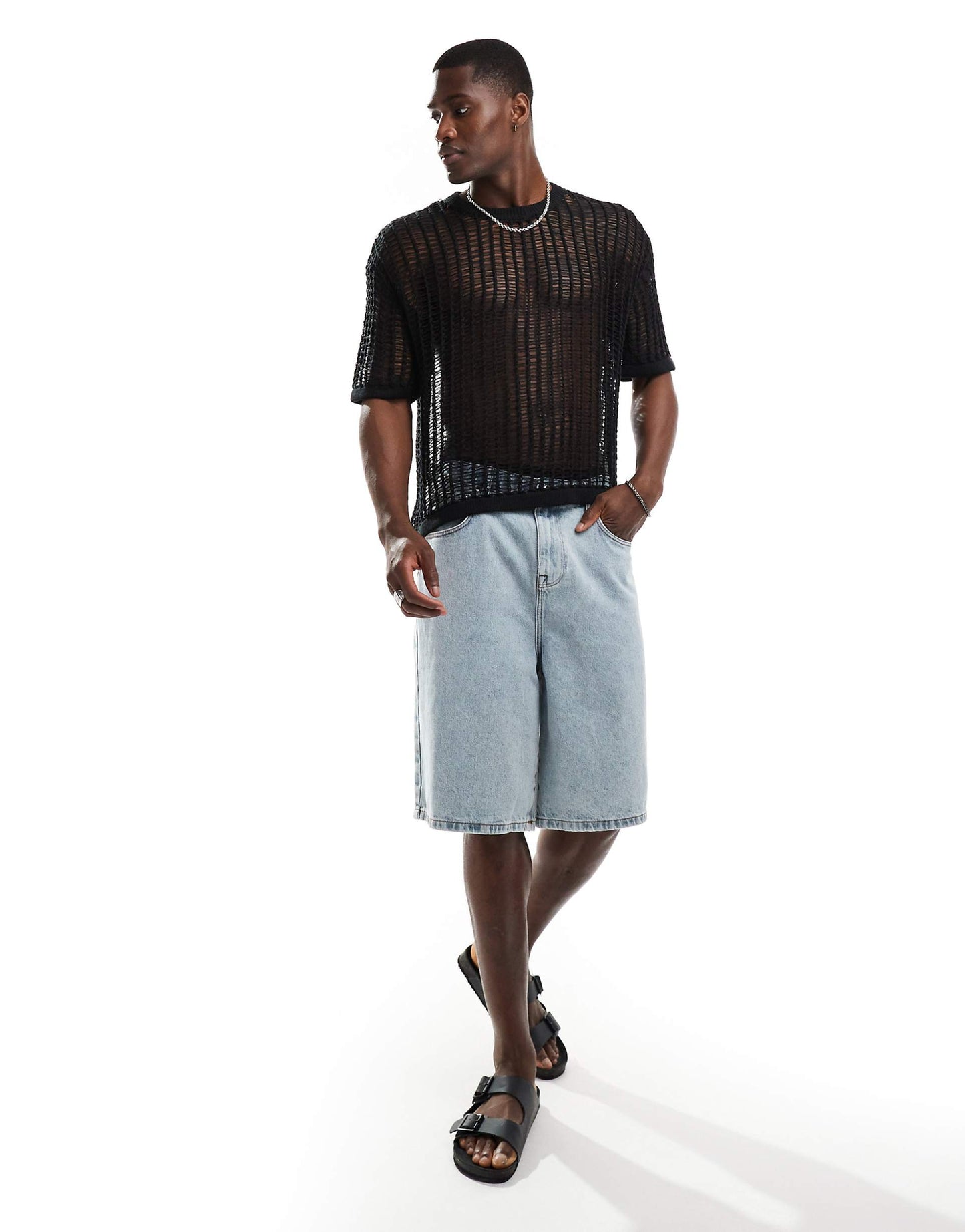 Loose Knitted T-Shirt