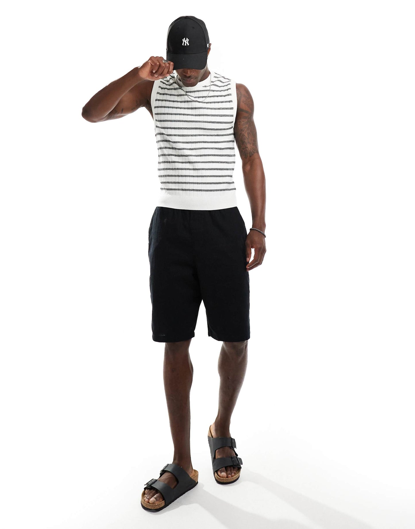 Knitted Stripe Vest