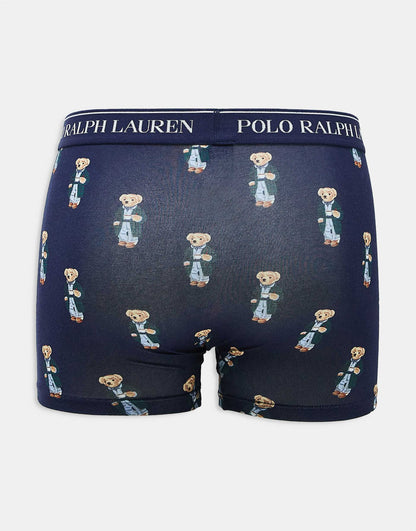 3 Pack Trunks With Logo Waistband