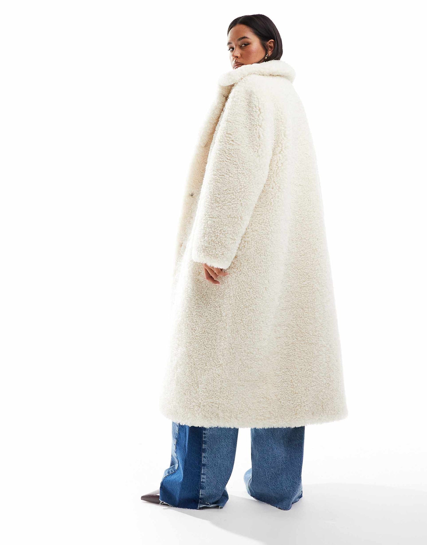 Longline Curly Borg Coat