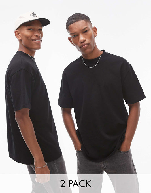 2 Pack Oversized Fit T-Shirt
