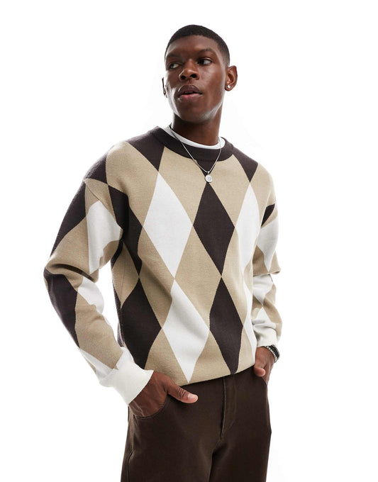 Oversized Crew Neck Jumper