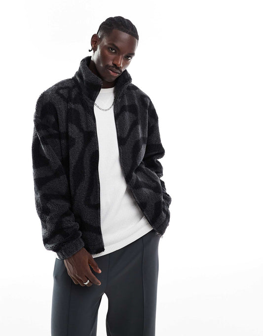 Teddy Zip Up Jacket