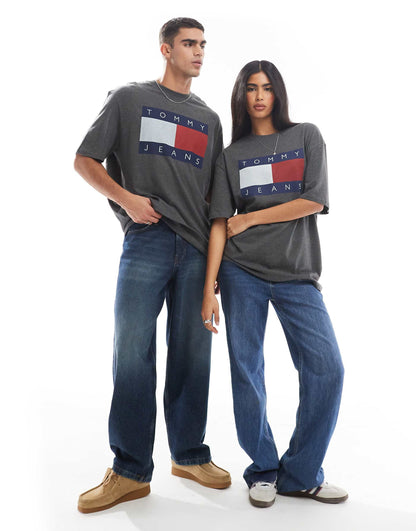 Unisex Large Flag Logo T-Shirt