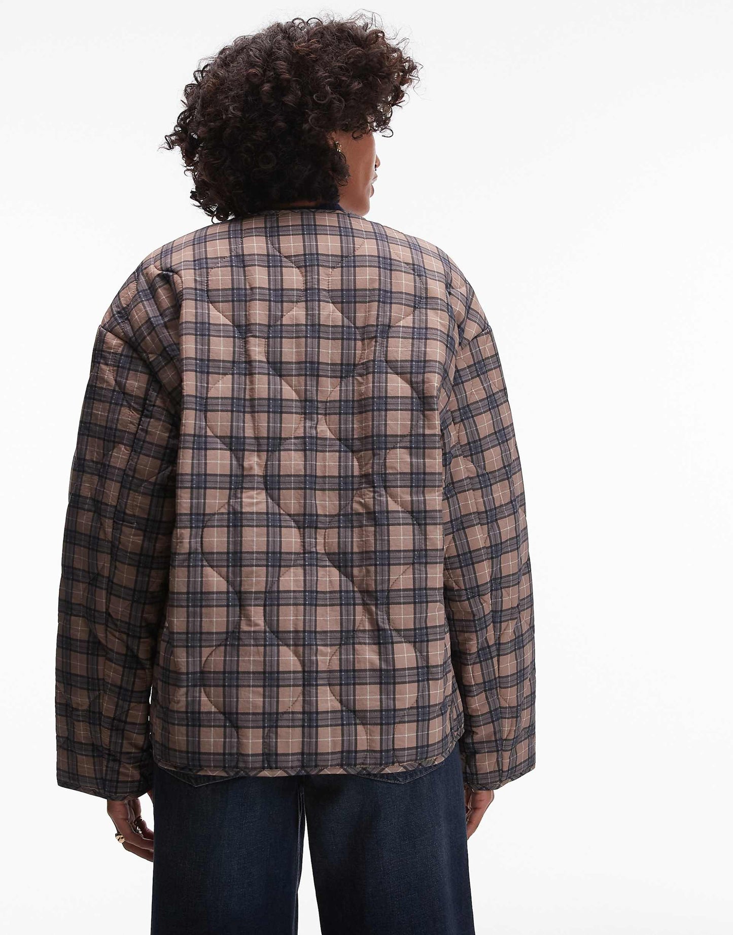 Check Quilted Liner Jacket