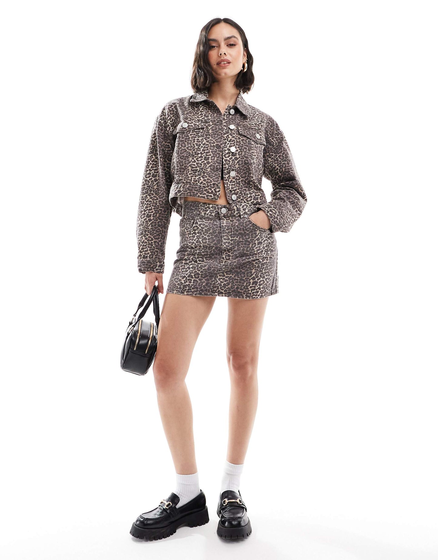 Oversized Crop Jacket Co-Ord