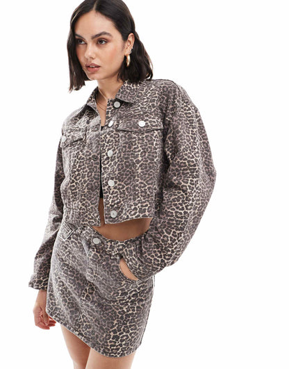Oversized Crop Jacket Co-Ord