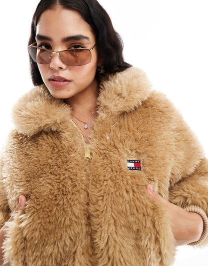 Shearling Crop Jacket