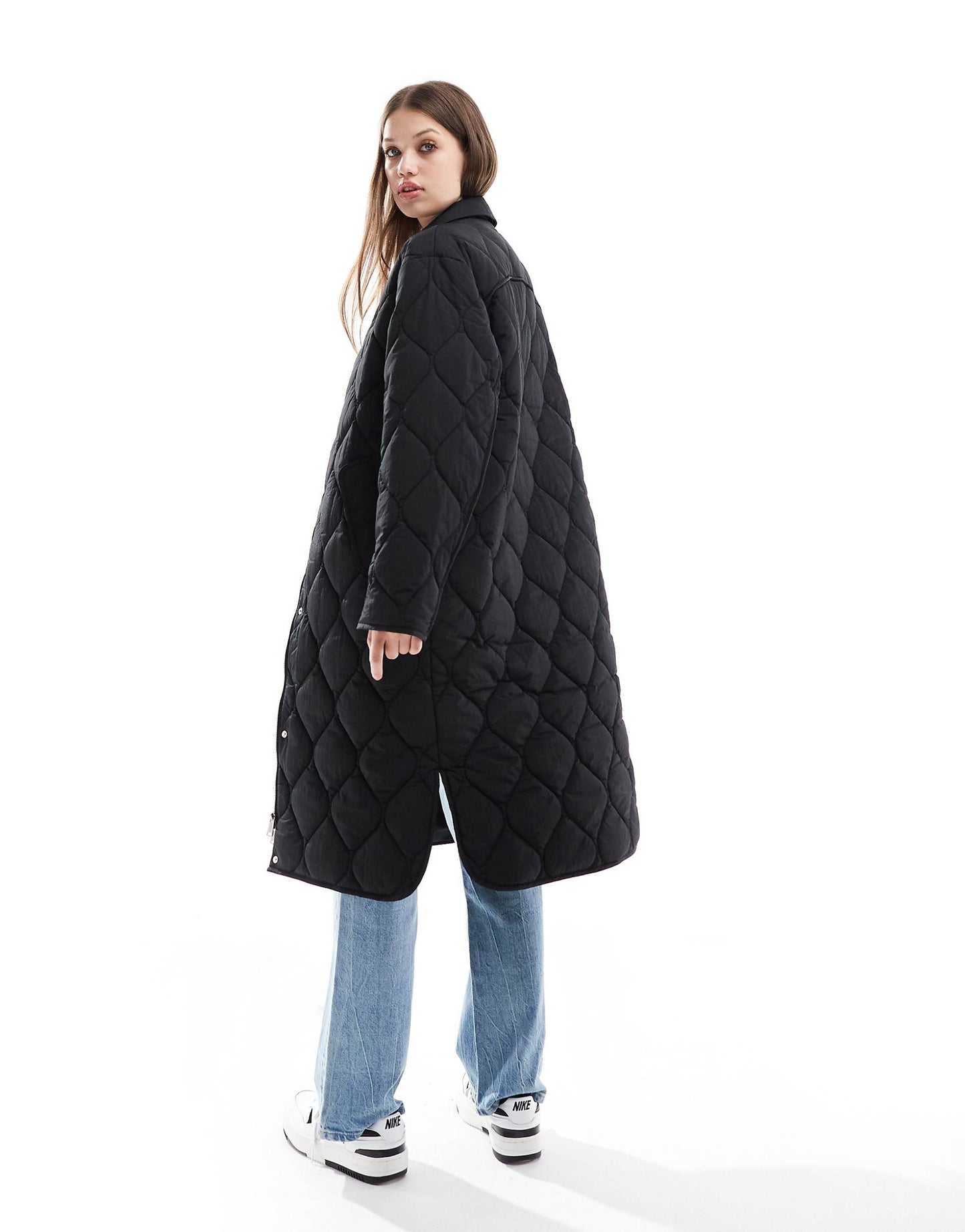 Onion Quilted Long Jacket