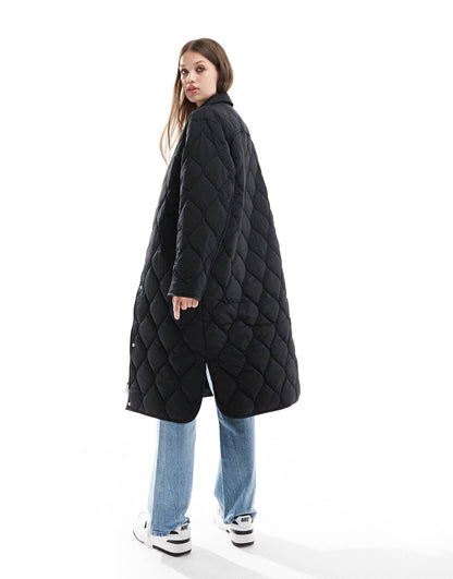 Onion Quilted Long Jacket