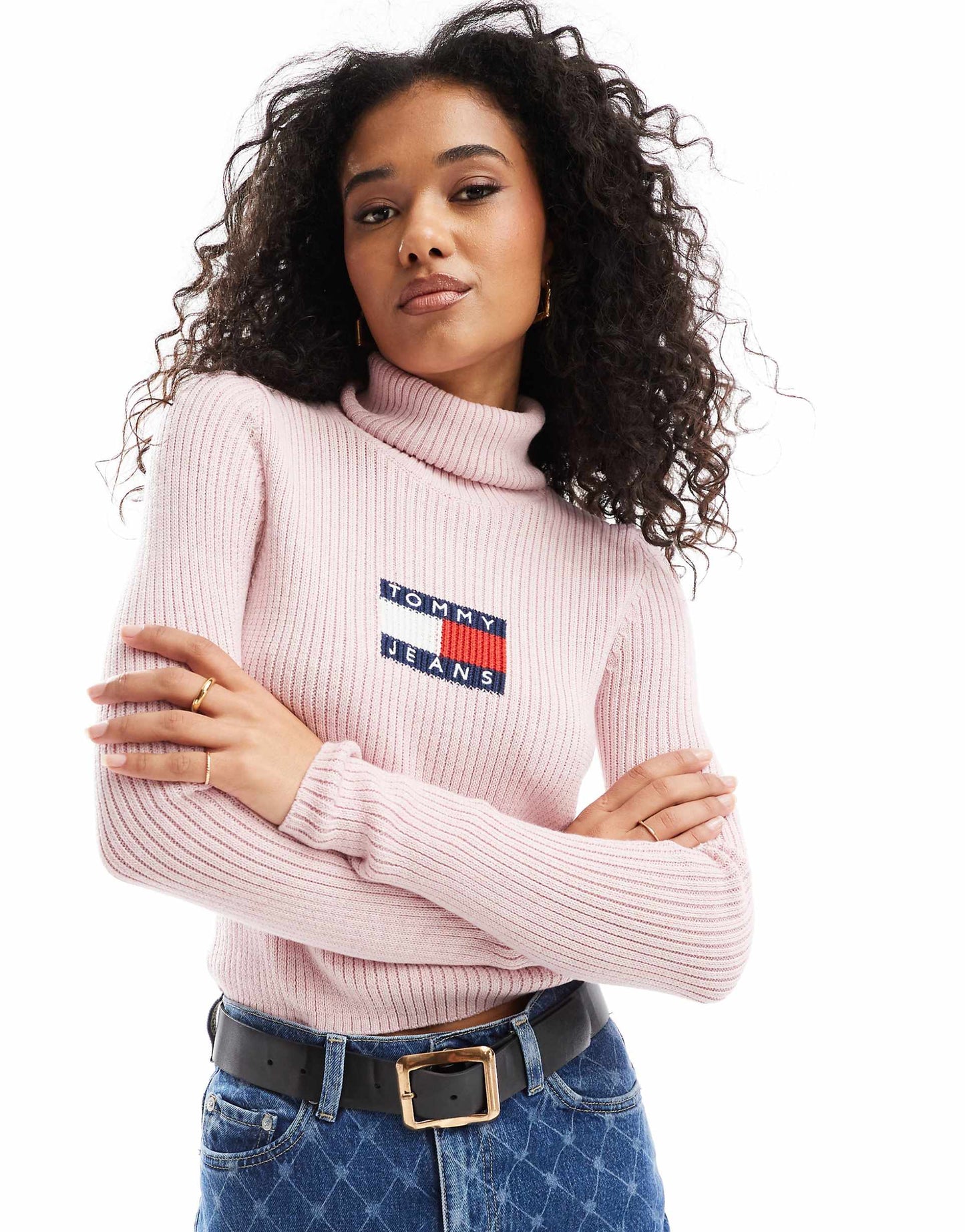 Turtleneck Long Sleeve Knit Top