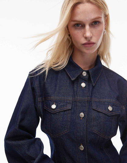 Denim Cinch Shirt