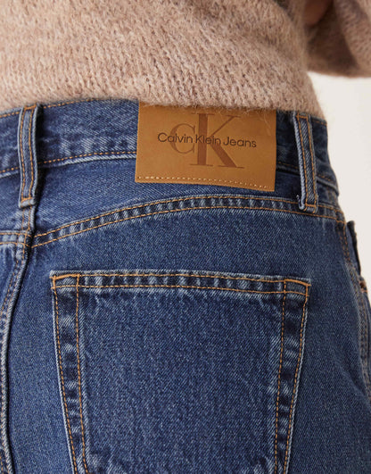 Jeans High Rise Denim Skirt